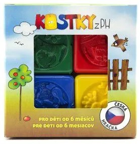 Kostky kubus PH plast 8ks v krabičce 12x12x12cm