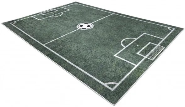 Detský koberec protišmykový BAMBINO 2138 Futbalové ihrisko,  zelený