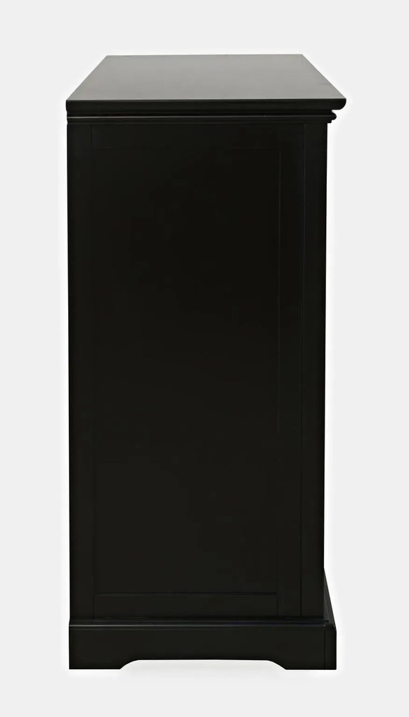 Komoda Avola 84 cm z masívu čierna