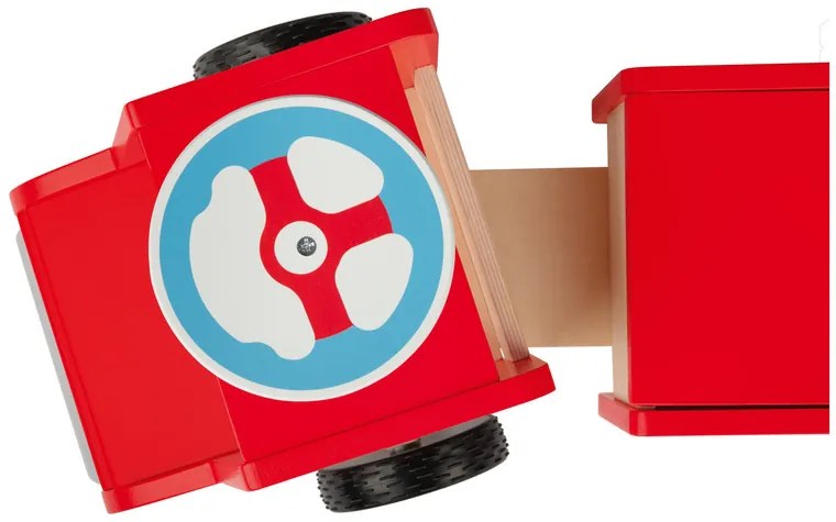 Playtive Drevené odrážadlo Ride-On Truck (červená)  (100372860)