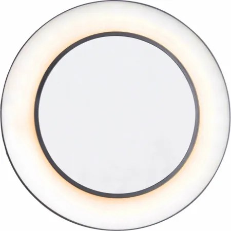 Extol - LED Stmievateľná stolná lampa s lupou LED/8W/5V 2900/4500/7500K čierna