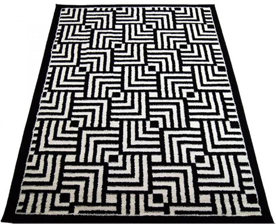 Kusový koberec Josen čierny, Velikosti 80x150cm