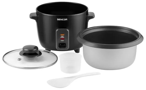 Sencor - Ryžovar 300W/230V 0,6l čierna