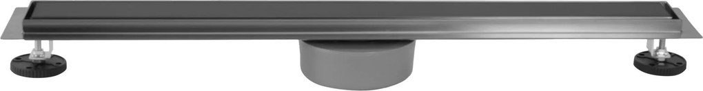 Rea Neox Pro, lineárny podlahový žľab 70 cm, grafitová, REA-G9152