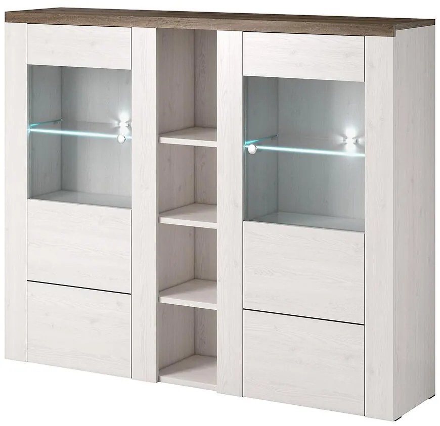 Komoda Larona 2D sonoma hľuzovka 46