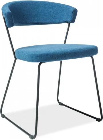 Jedálenská stolička Abela modrá