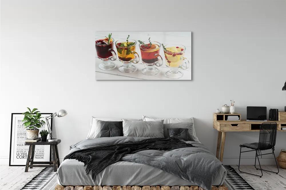 Obraz plexi Zimné ovocný čaj byliny 125x50 cm