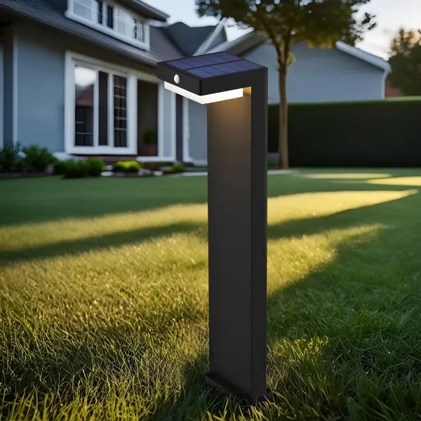 Solight WO7202 - LED Solárna lampa so senzorom PALERMO LED/5W/2000mAh IP54 čierna