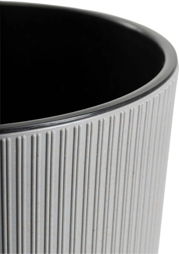 Květináč URBANIKA ECO Wood 57x30 cm šedý