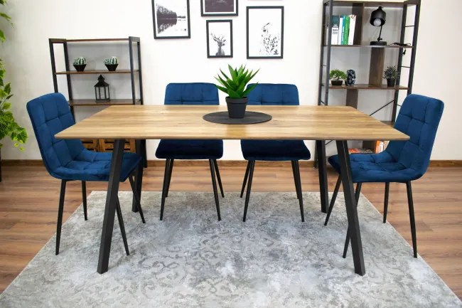 Set jedálenských stoličiek KARA granátové (4ks)