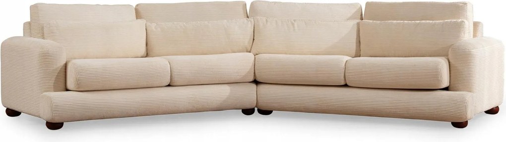 Pohovka štvorsedačka Riverolla (L) (béžová)