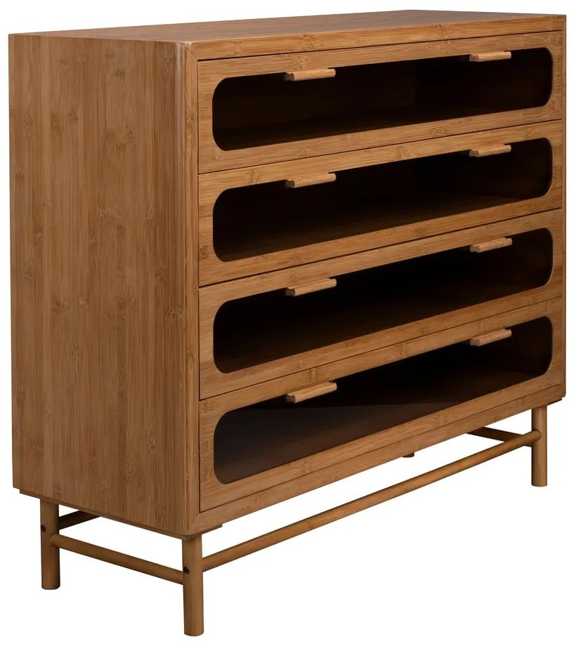 Bambusová komoda v prírodnej farbe 105x88x38 cm Caroun – Dutchbone
