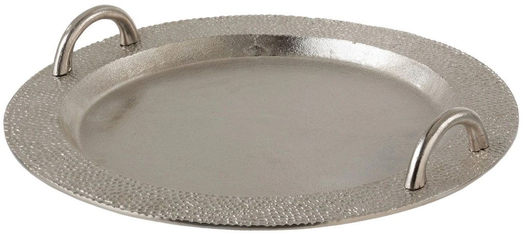 Strieborný podnos s ušami Maut - Ø 44 * 7 cm