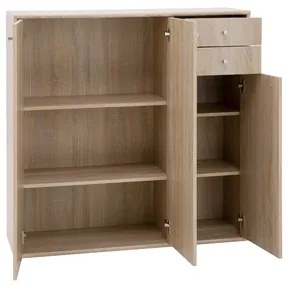 Vysoká komoda TEMPRA 2 3D2S dub sonoma