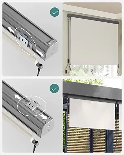 Vertikálna markíza 140 x 250 cm SONGMICS GSA145BE