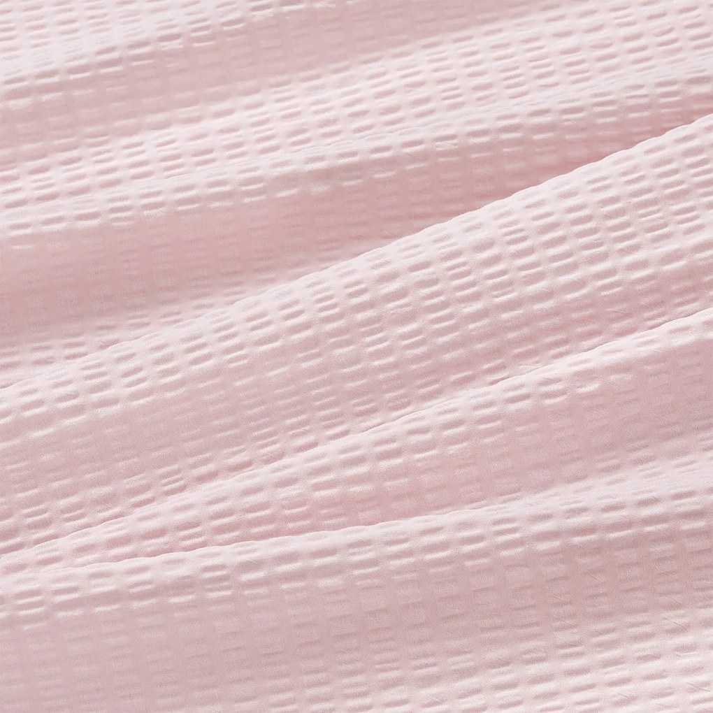 Goldea krepové posteľné obliečky - púdrovo ružové 140 x 200 a 70 x 90 cm