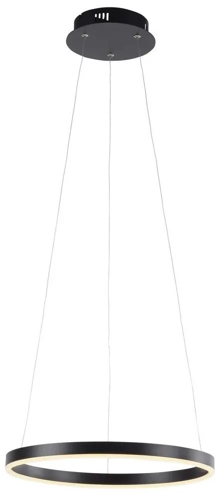 Leuchten Direkt 15393-13-LED Stmievateľný luster na lanku RITUS LED/20W/230V čierna