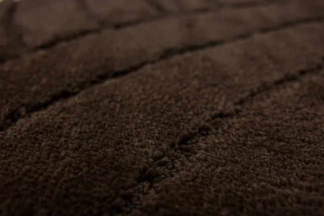 Kúpeľňový koberček Sash Wenge pruhy