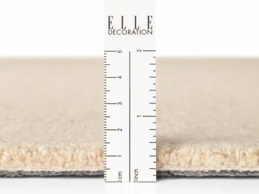 Koberec Elle Decoration Puristic Knots svetlobéžový kruh