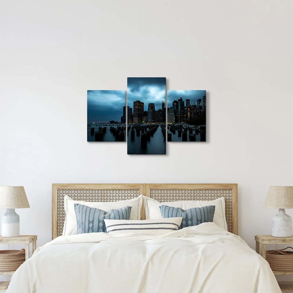 Obraz - Pohľad na mrakodrapy New Yorku (90x60 cm)