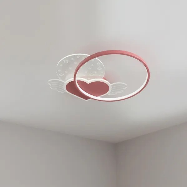 Brilagi - LED detské stropné svietidlo LOVE LED/48W/230V 3000/4500/6000K ružová