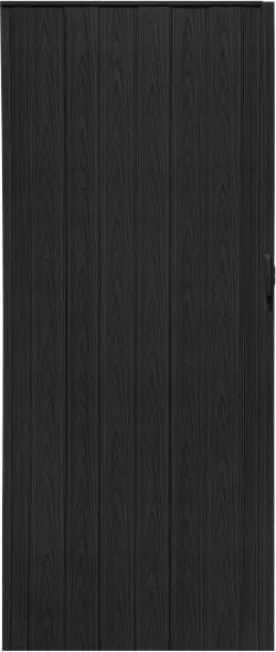 Skladacie dvere 004 08 čierny dub 90 cm - s poškodením