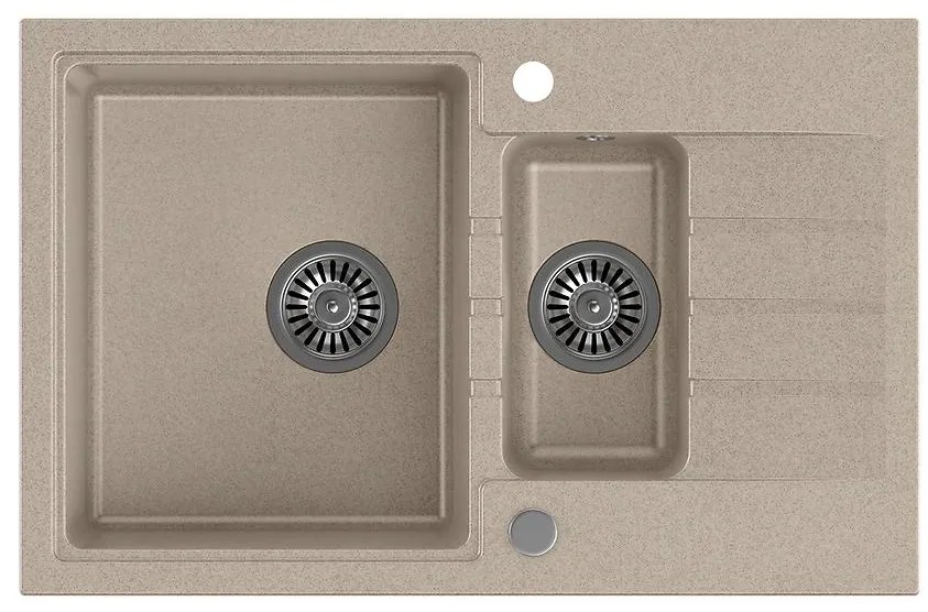 Drez Peter 156 Steingran béžový 78x50x20 + sifón