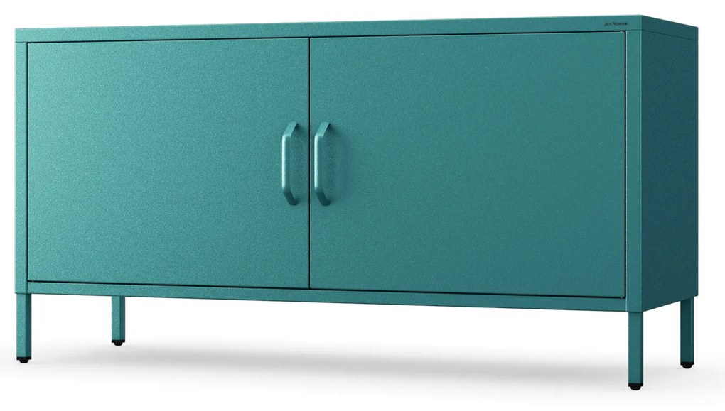 Kovová TV skrinka na nožičkách v námornom štýle, 1150x595x400 mm: ROSA Modern