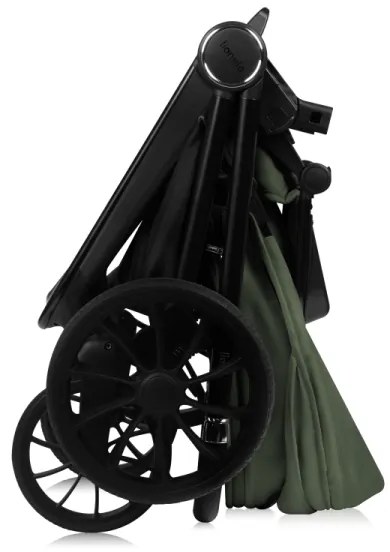 Lionelo - Kombinovaný kočík 3 v 1 MIKA PLUS Zelená oliva