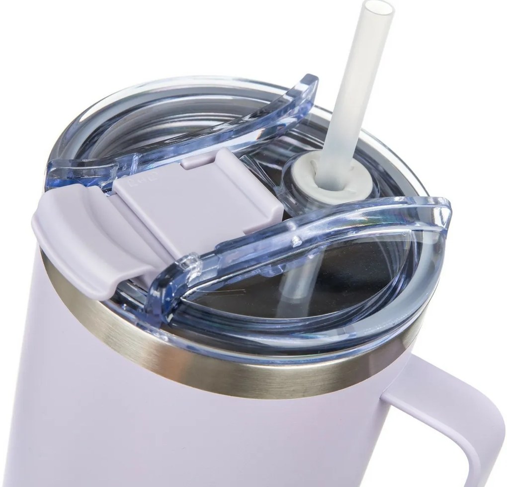 Banquet Termohrnček nehrdz. s uchom Twain 1200 ml, lila