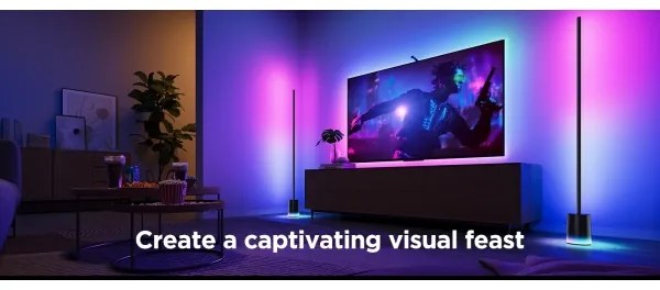 Govee - LED Stojacia lampa Smart MATTER LED RGBICWW Wi-Fi + DO