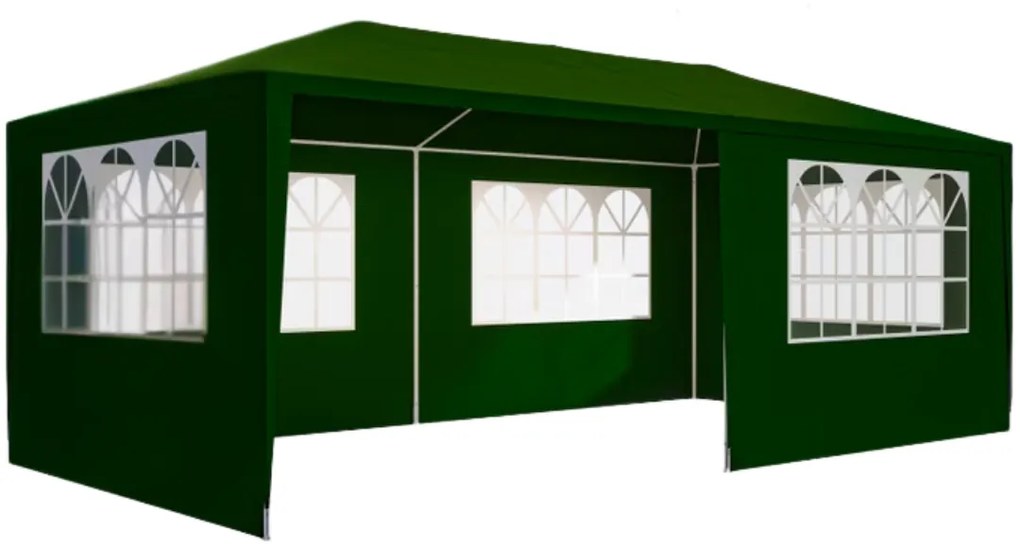Párty stan NEAPOL, 3x6m, zelená Jurhan