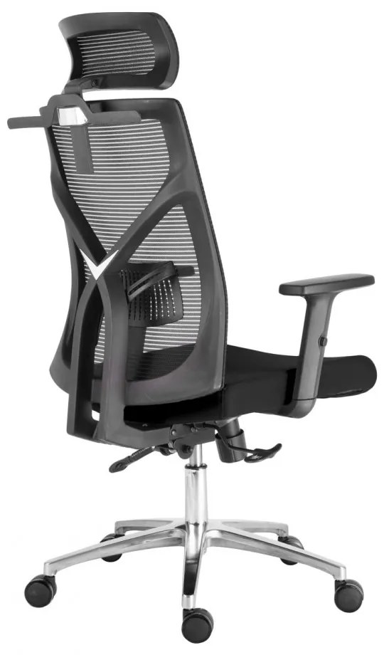 Kancelárska ergonomická stolička Neoseat DIBERTI — čierna, nosnosť 150 kg