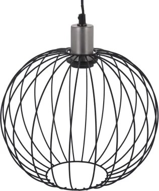 Závesná stropná lampa Loft 30 cm, čierna%