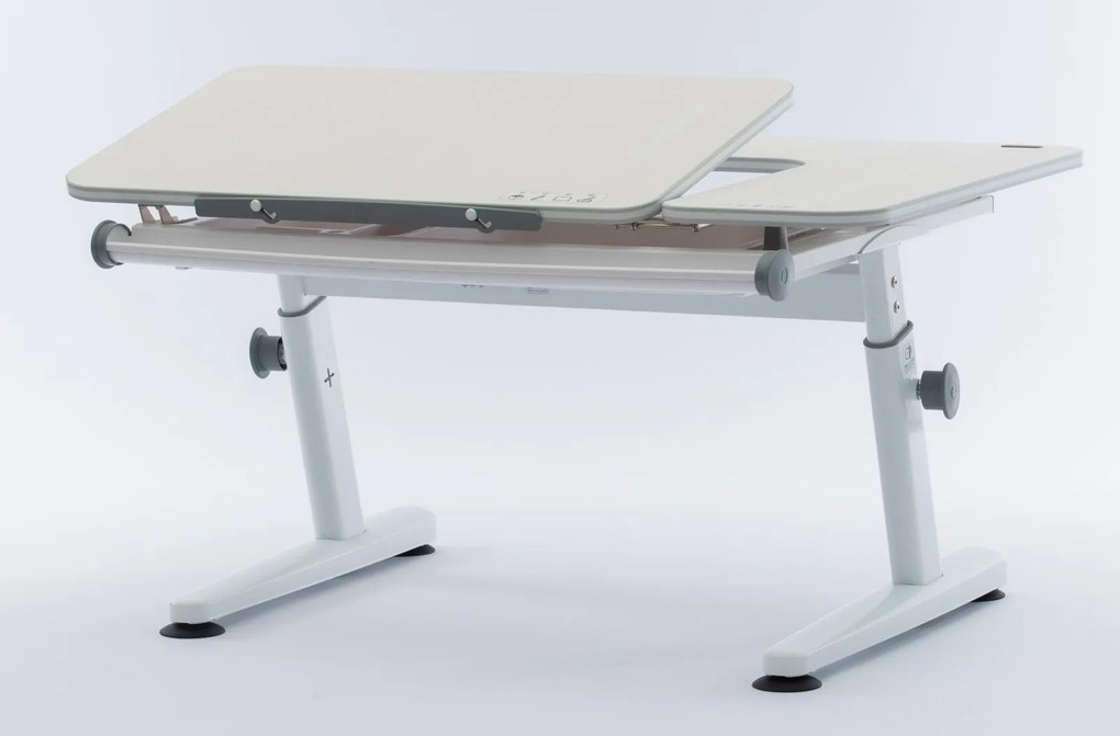 AMADEUS Detský rastúci stôl ŽOLÍK III - dekor biely céder