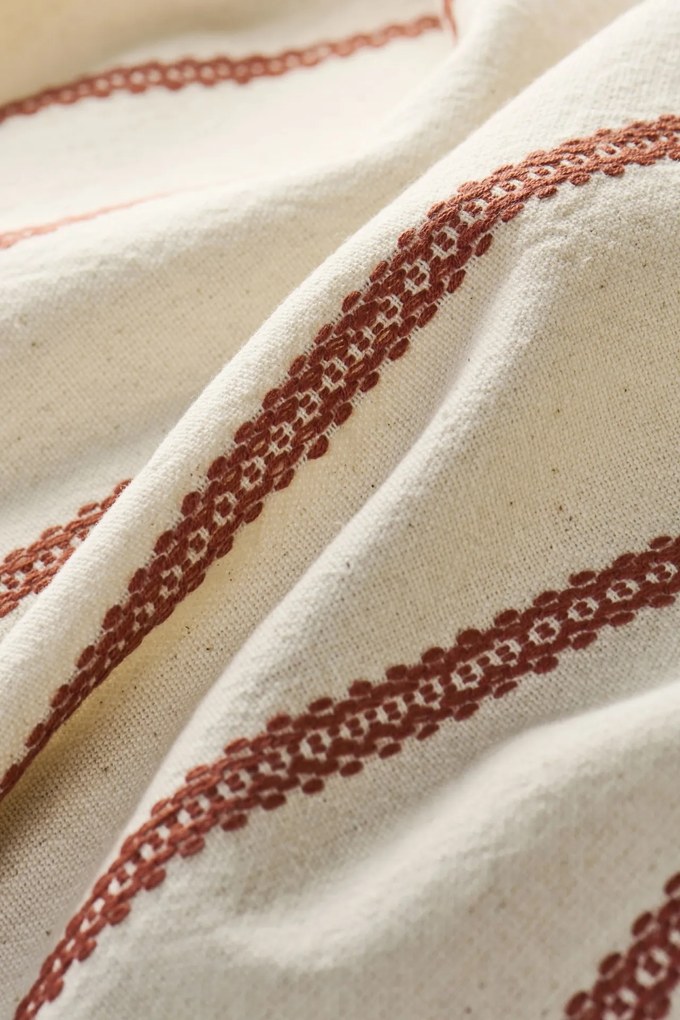 Ib Laursen Utierka Rebecca Rust Woven Stripe