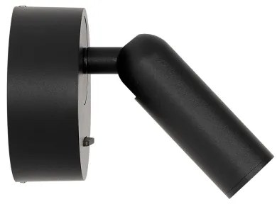 Ideal Lux - LED Nástenné bodové svietidlo BEAN LED/3W/230V CRI 90 čierna