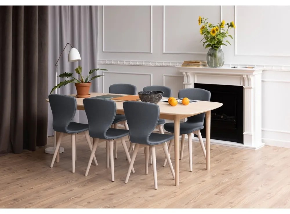 Rozkladací jedálenský stôl s doskou v dubovom dekore 210x100 cm Aston - Actona