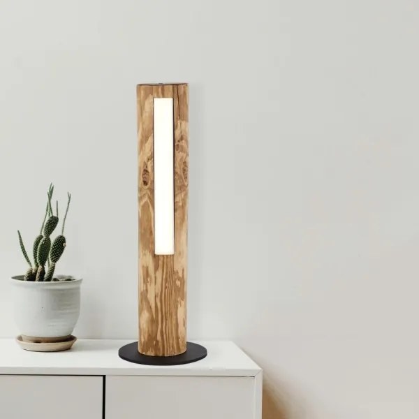 Brilliant - LED Stmievateľná dotyková stolná lampa ODUN LED/8W/230V borovica