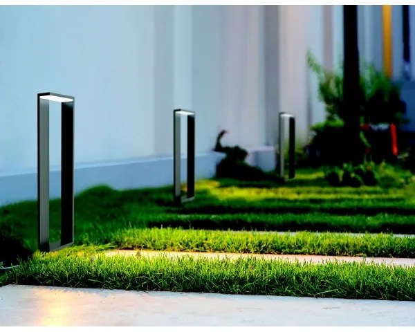 Zambelis E208 - LED Vonkajšia lampa LED/10W/230V IP54 antracit