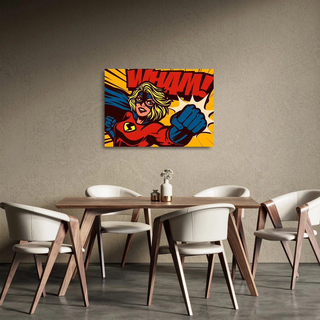Sklenený obraz - Komix (70x50 cm)
