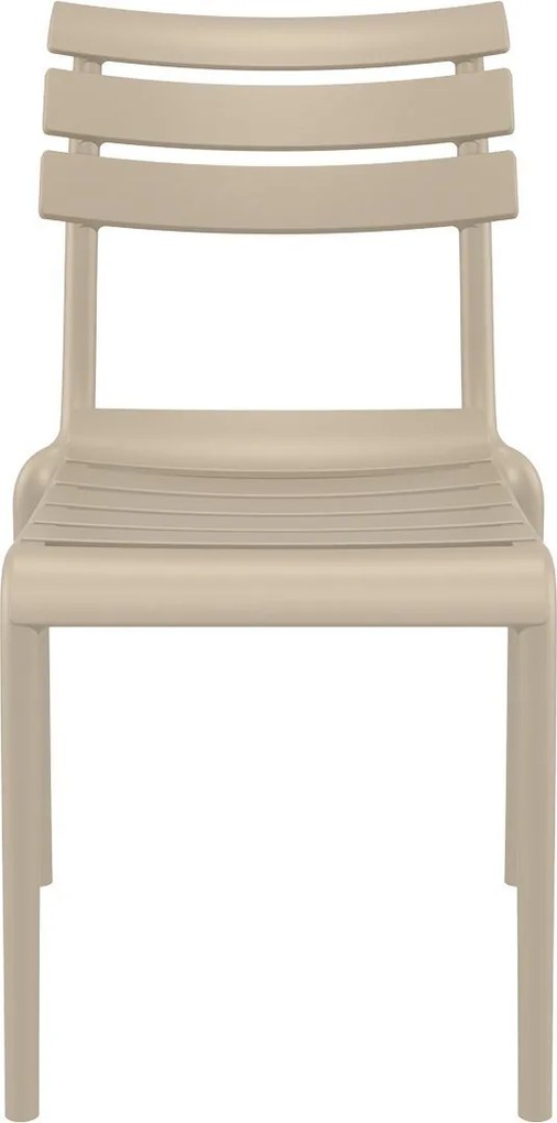 HELEN záhradná stolička bez podrúčok taupe