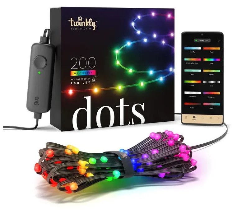 Twinkly TWD200STP-BEU - LED RGB Vonkajší stmievateľný pásik 200xLED 10m IP44 WiFi TW0034