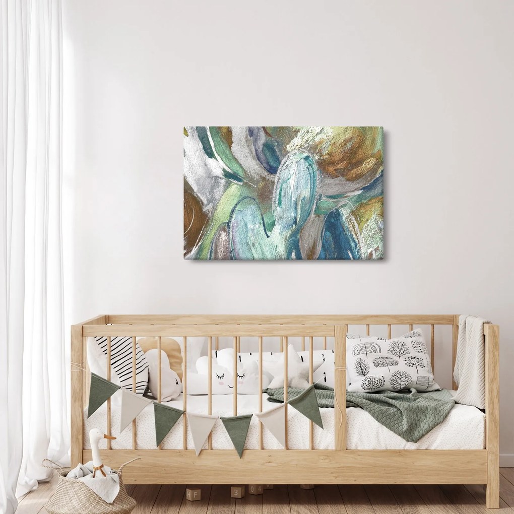 Obraz - Abstraktné maľba postavy (90x60 cm)