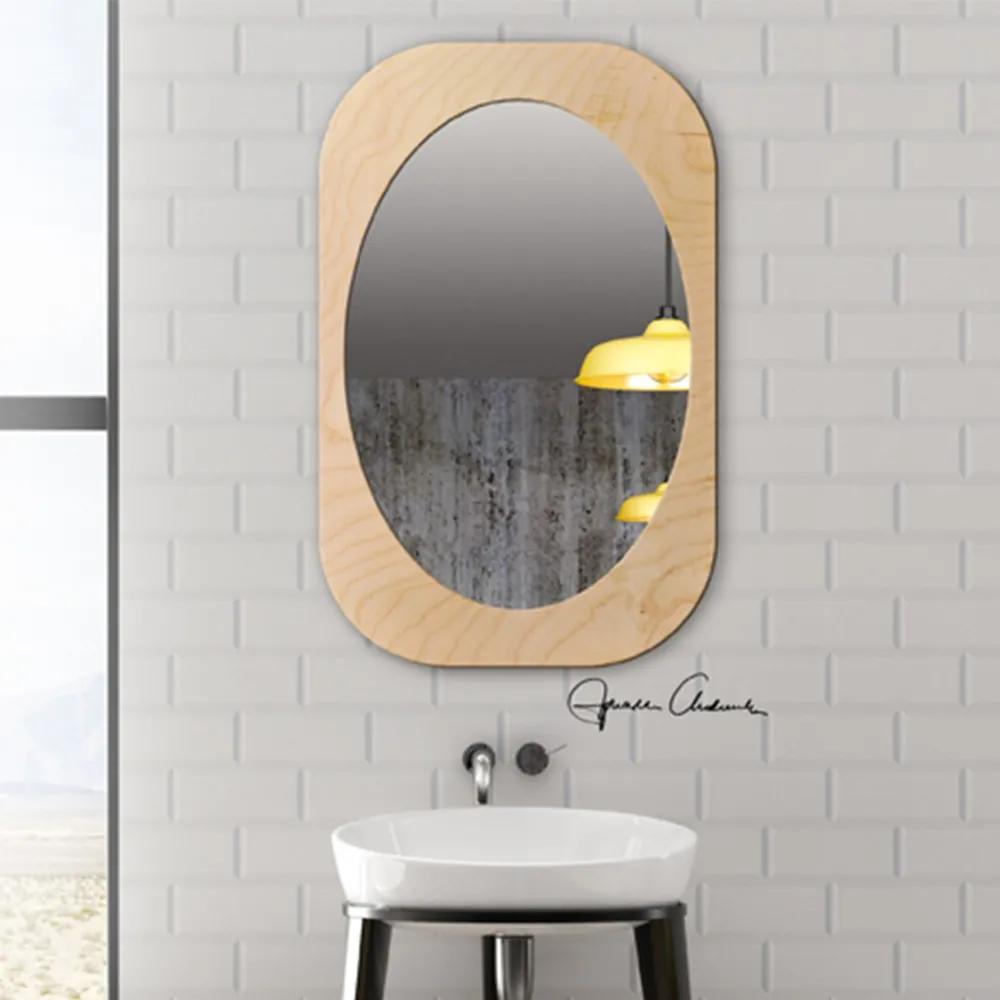 Zrkadlo Kames Wood Rozmer zrkadla: 75 x 125 cm