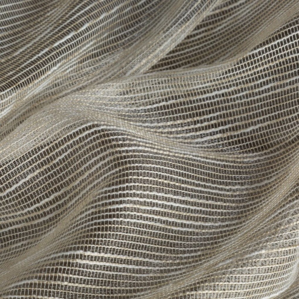 ZÁCLONA NA KRÚŽKOCH RACHEL 140X250 CM BÉŽOVÁ