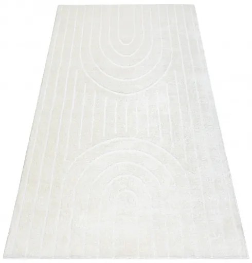 Kusový koberec Mode 8494 geometric cream, 140x190, biela, chodba / predsieň, Dywany Łuszczów