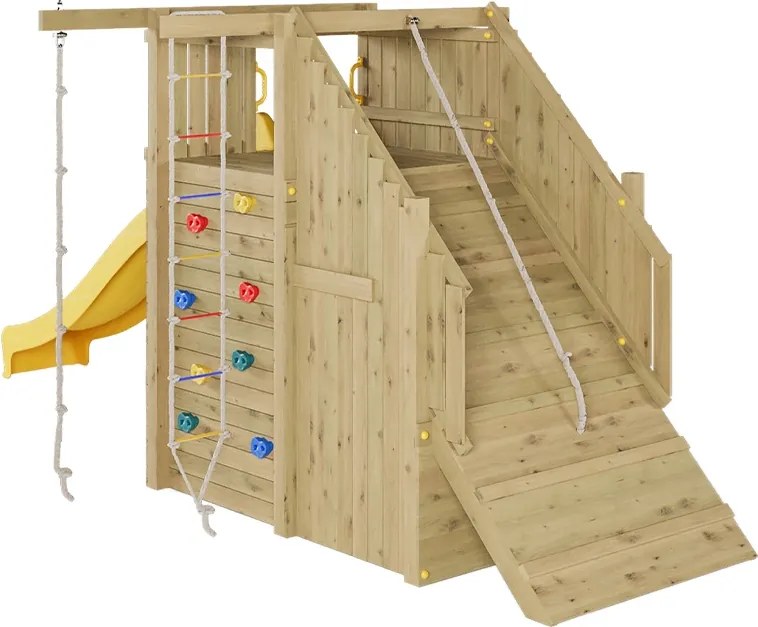 Marimex | Detské ihrisko Marimex Play Basic 016 + žltá šmykľavka | 11640674