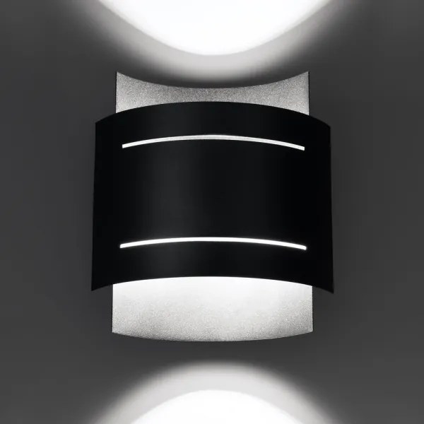 Sollux SL.0981 - Nástenné svietidlo HESTIA 1xG9/40W/230V čierna