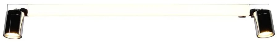 LED nástenné svietidlo v lesklo striebornej farbe Enrico – Trio